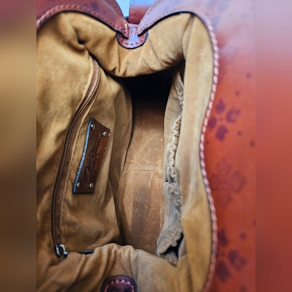 Patricia Nash Florentina Frame Leather Crossbody Bag NWT - Picture 16 of 16